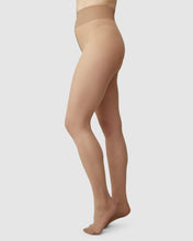 Load image into Gallery viewer, Swedish stockings Malva Ladder resistant dark beige