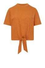 Load image into Gallery viewer, Komodo Anisa top Burnt orange/ offwhite