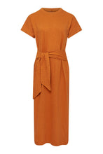 Load image into Gallery viewer, Komodo Fonda dress Burnt orange /Navy