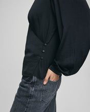Load image into Gallery viewer, MSCH Copenhagen Blakey Maluca wrap top black