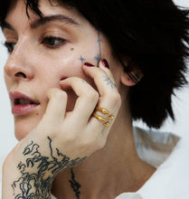 Load image into Gallery viewer, WOS Nasta ring Silver/ Gold
