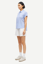 Load image into Gallery viewer, Samsoe Samsoe Majan blouse blue stripe
