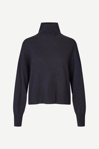 Samsoe Samsoe Nola turtleneck cashmere mörkblå