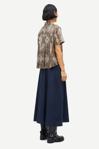 Samsoe Samsoe MIna shirt Aquarel Animal Greige