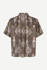 Samsoe Samsoe MIna shirt Aquarel Animal Greige