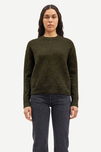 Samsoe Samsoe Anour o-neck forest green