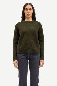 Samsoe Samsoe Anour o-neck forest green