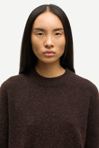 Samsoe Samsoe Anour o-neck black coffee