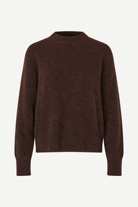 Samsoe Samsoe Anour o-neck black coffee