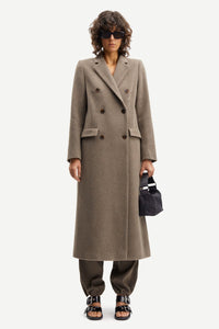 Samsoe Samsoe Falcon coat- fallen stone
