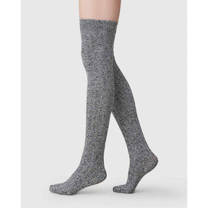 Swedish stockings Vilda Chunky Over-Knees - Black