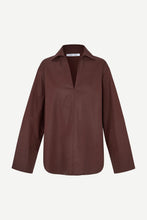 Load image into Gallery viewer, Samsoe Samsoe Sasully blouse fudge