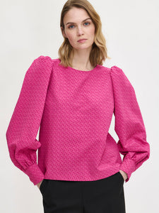 Nanso Reliefi blus rosa