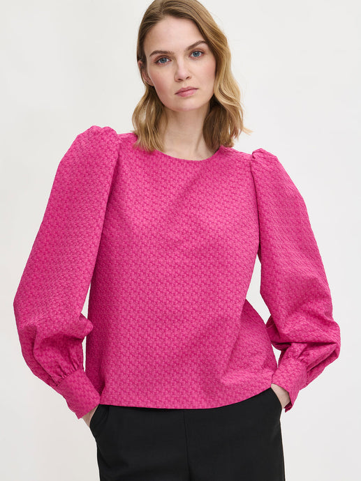 Nanso Reliefi blus rosa