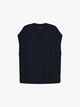 Load image into Gallery viewer, Nanso Palmikot vest dark blue