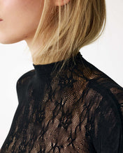 Load image into Gallery viewer, Swedish Stockings Nova lace top black