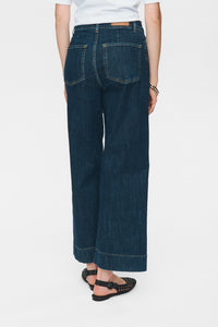 Nümph Nuparis jeans cropped dark blue denim