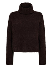 Load image into Gallery viewer, Nümph Nuwilla cropped pullover black coffee