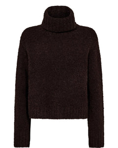 Nümph Nuwilla cropped pullover black coffee