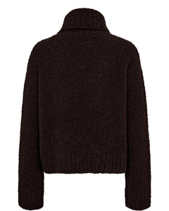 Nümph Nuwilla cropped pullover black coffee