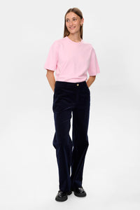 Nümph Nujoanna pants manchester mörkblå