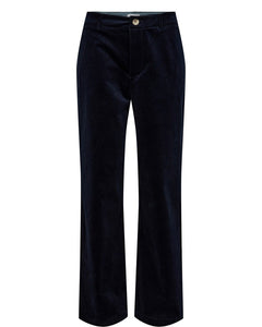 Nümph Nujoanna pants manchester mörkblå