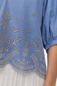 Nümph Nuwiveca blouse denim