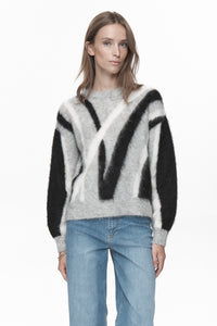 Nümph Nusuri pullover brushed pattern