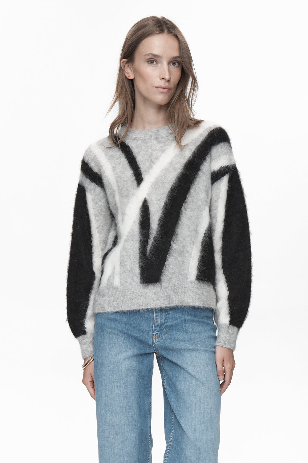 Nümph Nusuri pullover brushed pattern