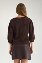 Load image into Gallery viewer, Numph Nusuri cardigan chocolate plum