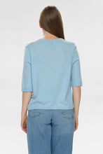 Load image into Gallery viewer, Nümph Nucally pullover Airy blue / Offwhite