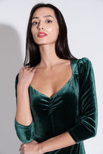 Load image into Gallery viewer, Louche Ambrose velvet midi dress