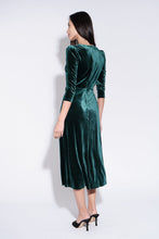 Load image into Gallery viewer, Louche Ambrose velvet midi dress