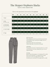 Load image into Gallery viewer, Emmy The Hepper Hepburn Slacks- Forest green cord