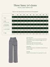 Load image into Gallery viewer, Emmy Those Sassy 70&#39;s Jeans Organic raw heavy denim