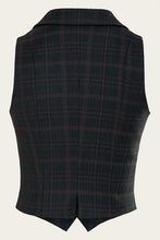 Load image into Gallery viewer, Emmy The Watchmaker’s Waistcoat- Bottle green plaid wool