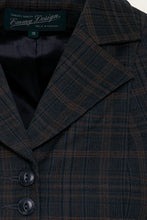 Load image into Gallery viewer, Emmy The Watchmaker’s Waistcoat- Bottle green plaid wool