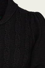 Load image into Gallery viewer, Emmy The Screen Siren Cardigan- Black wool