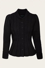 Load image into Gallery viewer, Emmy The Screen Siren Cardigan- Black wool