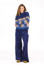Load image into Gallery viewer, Komodo SOFIA Organic Cotton Velvet Trousers - Navy