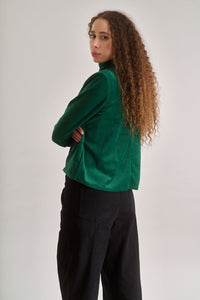 Komodo Alice Velvet Top - Green
