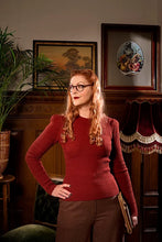 Load image into Gallery viewer, Emmy The All Round Sweater-Rust wool