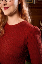 Load image into Gallery viewer, Emmy The All Round Sweater-Rust wool
