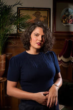 Load image into Gallery viewer, Emmy The Cashmere Staple Sweater- Midnight cashmere blend