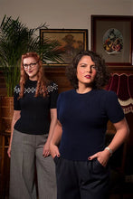 Load image into Gallery viewer, Emmy The Cashmere Staple Sweater- Midnight cashmere blend