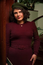 Load image into Gallery viewer, Emmy The All Round Sweater Black cherry wool