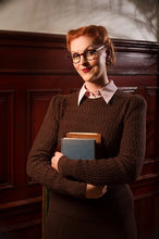 Load image into Gallery viewer, Emmy The All Round Sweater-Coffee mélange wool
