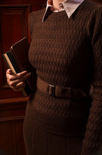 Load image into Gallery viewer, Emmy The All Round Sweater-Coffee mélange wool