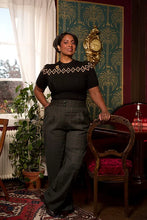 Load image into Gallery viewer, Emmy the Miss Fancy Pants slacks- Bottle green plaid wool