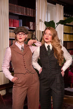 Load image into Gallery viewer, Emmy the Miss Fancy Pants slacks- Bottle green plaid wool